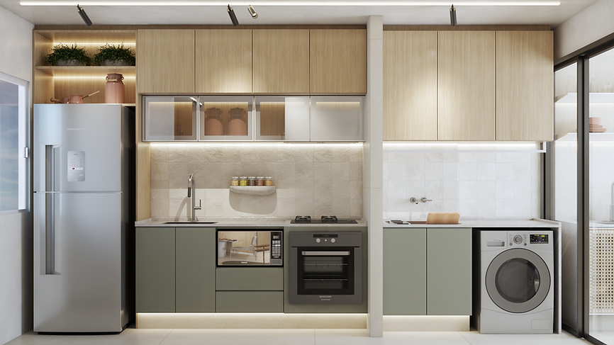 Ambiente da Planta A — 2 quartos