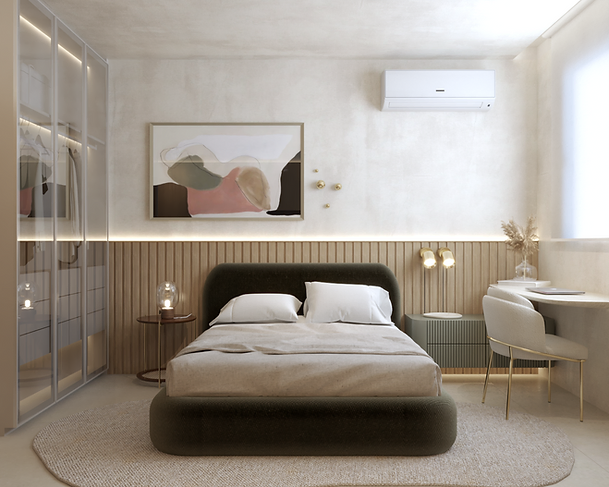 Ambiente da Planta A — 2 quartos